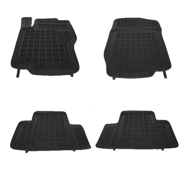 Set covorase auto din cauciuc pentru MERCEDES ML W164 2005-2011, Rezaw Plast, Negru, 4 Buc