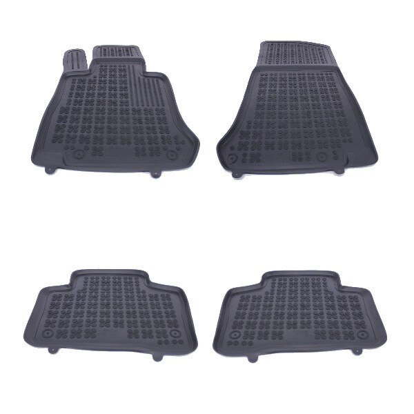 Set covorase auto din cauciuc compatibil cu Mercedes GLC X253 2015+, Rezaw Plast, Negru, 4 Buc