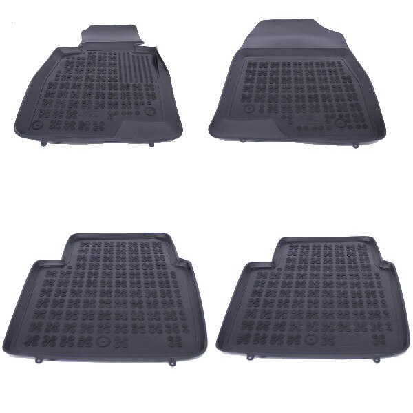 Set covorase auto din cauciuc pentru MAZDA 6 Sedan 2013+, Rezaw Plast, Negru, 4 Buc