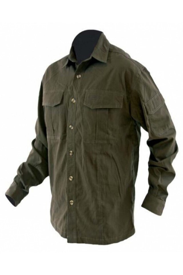 Camasa cu maneca lunga Hart Edderton, kaki