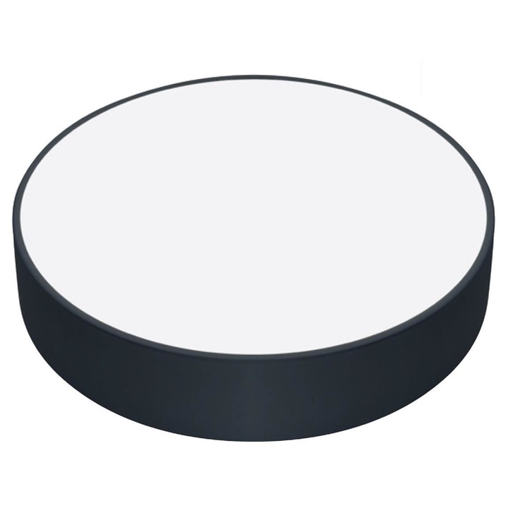 LED плафон София-36 Черен, студена светлина, 36W, диаметър 225 mm, 3240 lm