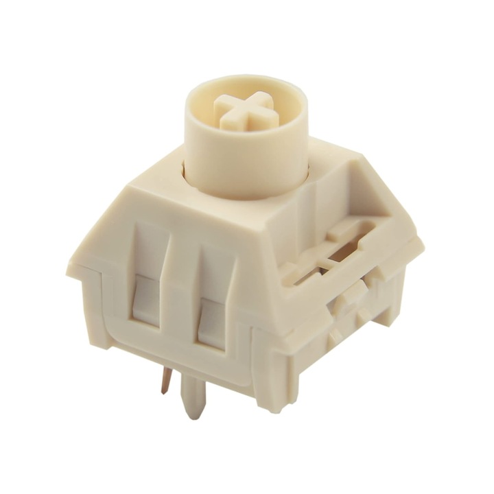 Set switch-uri pentru tastaturi mecanice Kailh Box Switch Box Cream 110 buc