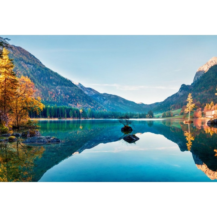 Tablou Canvas Iconic View Of The Mountain, 80x50cm, tabloucanvas310, Multicolor