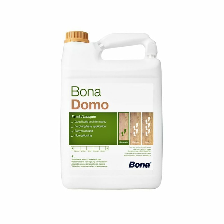 Lac pentru Parchet Bona Domo Satinat 5L