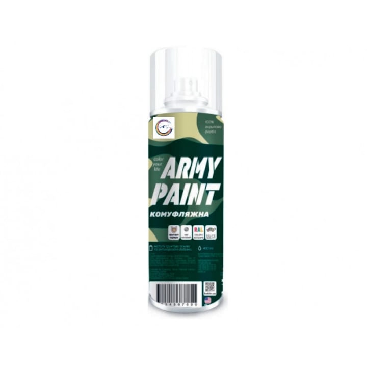 Omega Army Festékspray, szuper ellenálló, 400 ml, RAL 6031