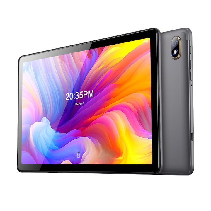 Tableta, Octa Core, ZYuuan, 1.6Ghz, 10.1", 2GB, DDR4, 32 GB, 4G, Ultra-Slim, Android 11.0, Argintiu