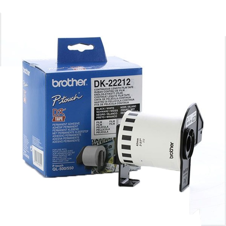Brother DK22212 White Film tape 62mm - Film White Film tape 62mm