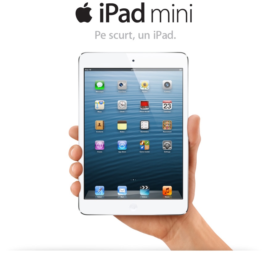 Apple iPad Mini, 16GB, Wi-Fi, Negru - eMAG.ro