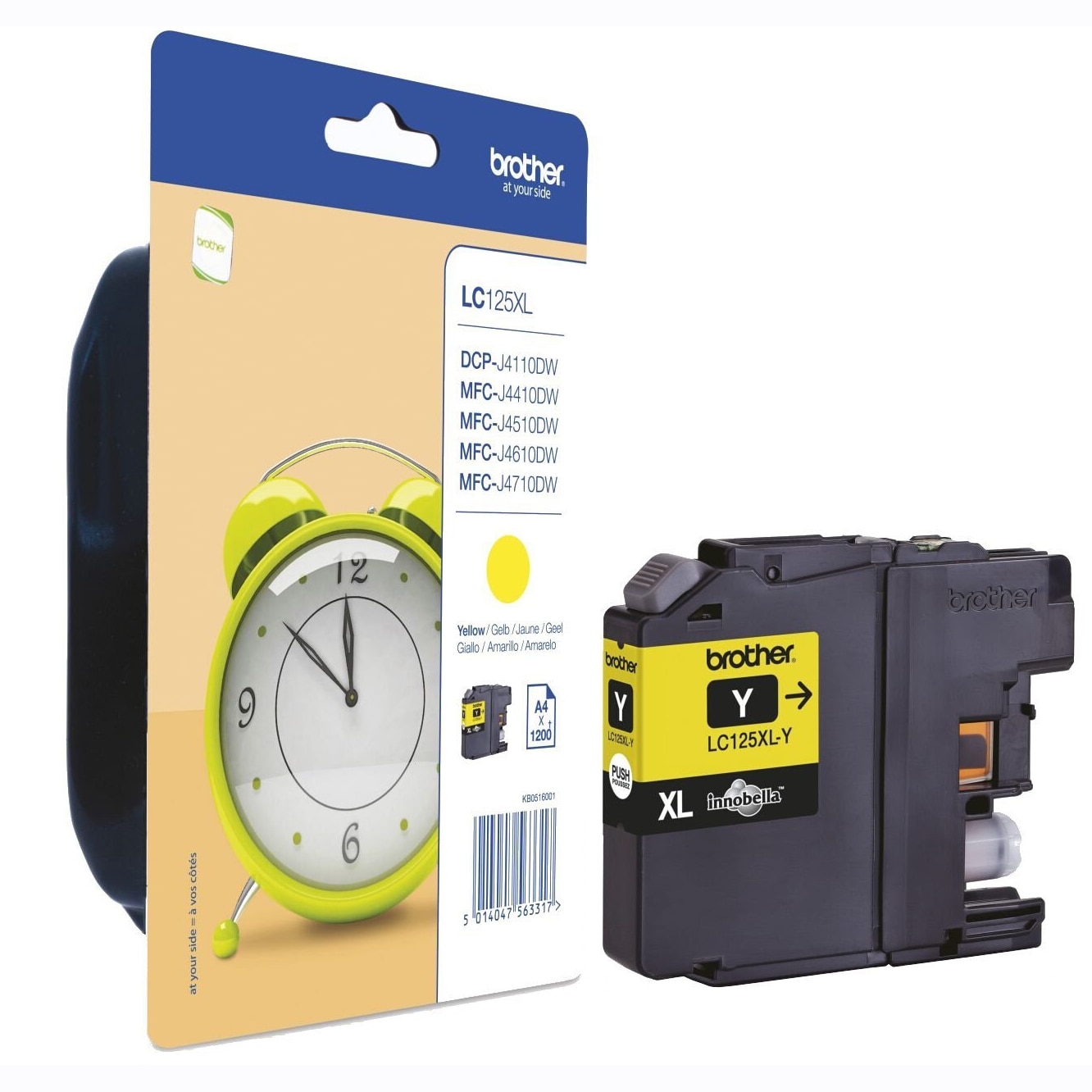 Cartus Brother LC125XLY Yellow