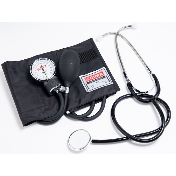 Tensiometru aneroid analog, cu stetoscop YTON