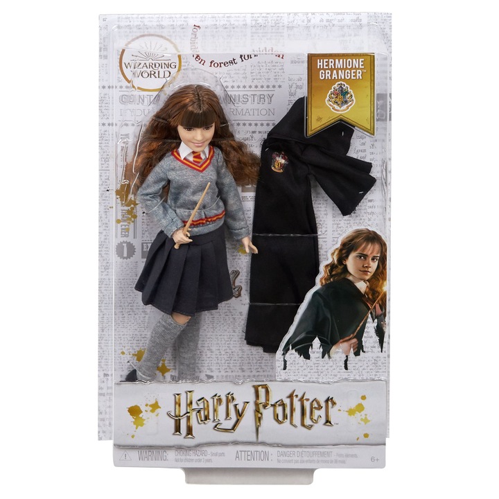 Кукла Wizarding World - Хърмаяни Грейнджър, 25 см