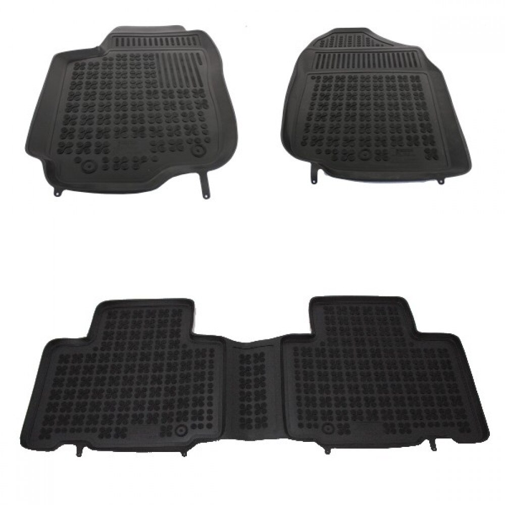 Set covorase auto din cauciuc pentru BMW X5 E53 2000-2006, Rezaw Plast, Negru, 3 Buc