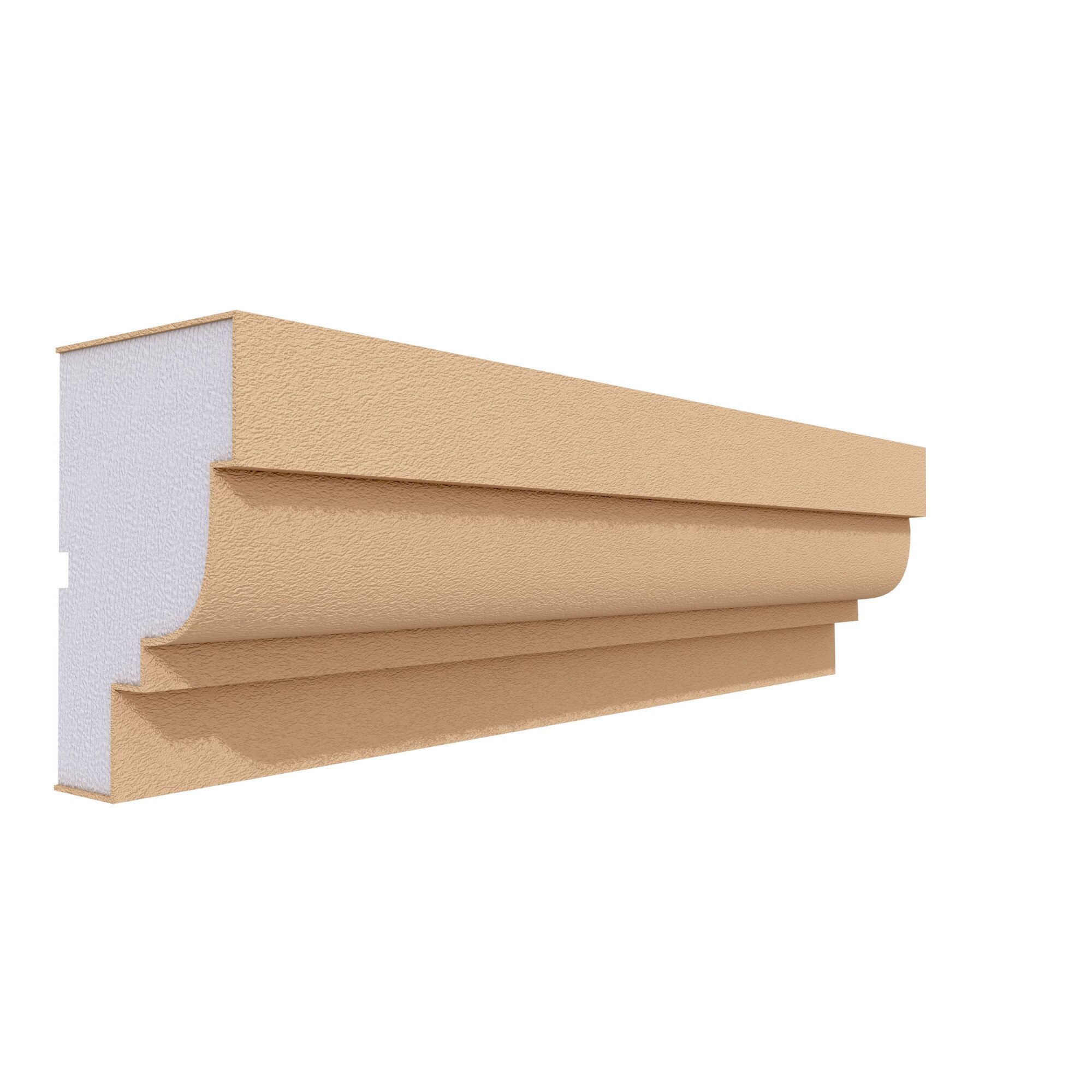 Ancadrament fereastra FP101, din polistiren expandat laminat cu rasina, dim 120x80, lungime profil 2 m