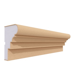 Ancadrament fereastra FP103 pentru exterior din polistiren expandat laminat cu rasina minerala, dim 120x80mm, lungime 2m Ancadrament fereastra FP103 pentru exterior din polistiren expandat laminat cu rasina minerala, dim 120x80mm, lungime 2m