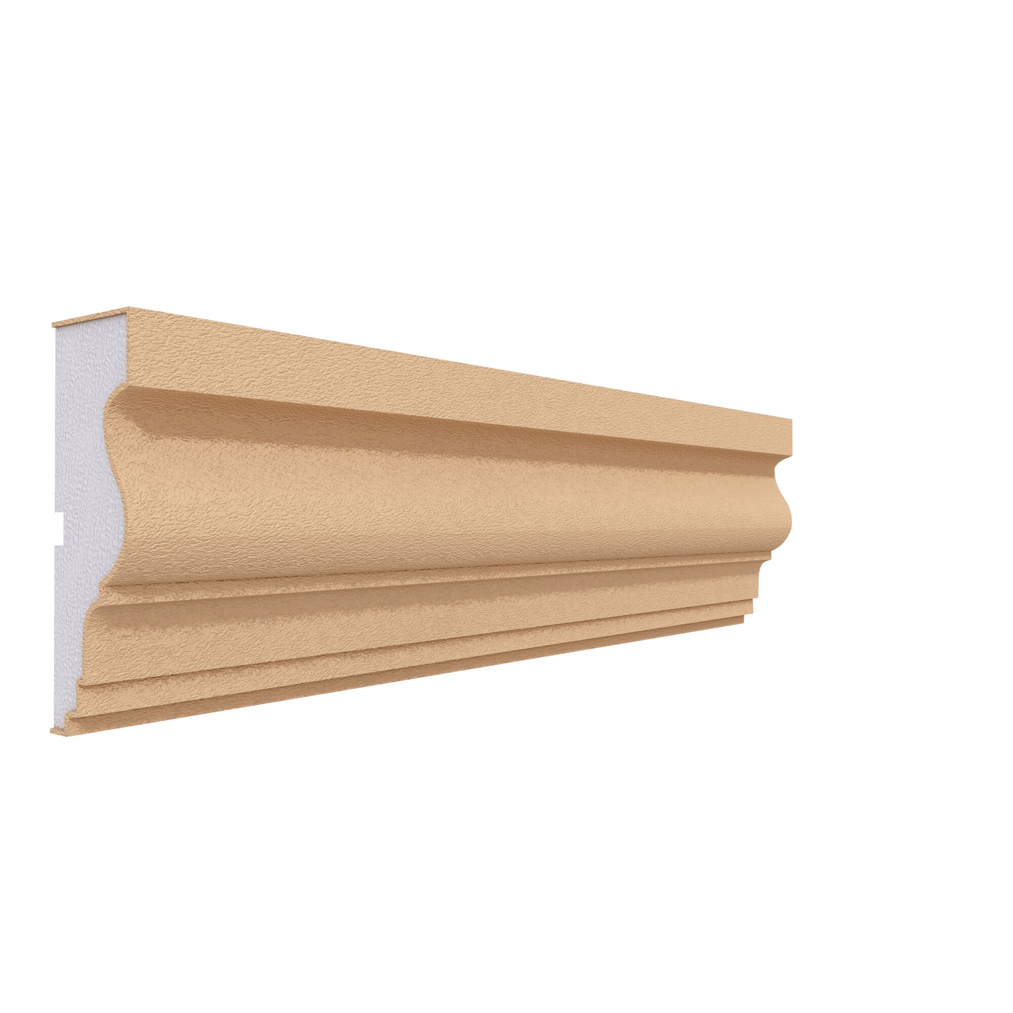 Ancadrament fereastra pentru exterior FP116 din polistiren expandat laminat cu rasina, dimensiune 120x40mm, lungime 2m