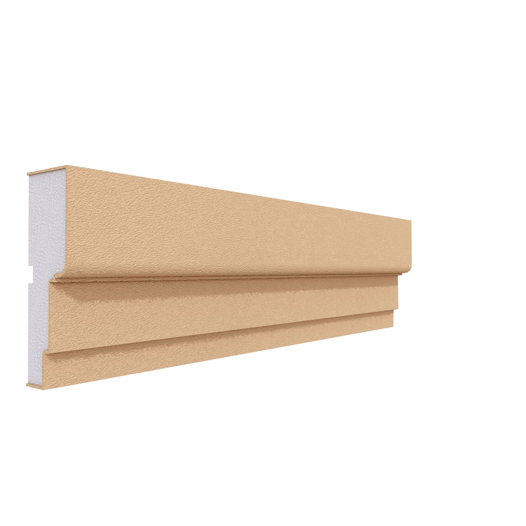 Ancadrament fereastra pentru exterior FP117 din polistiren expandat laminat cu rasina, dimensiune 140x40mm, lungime 2m