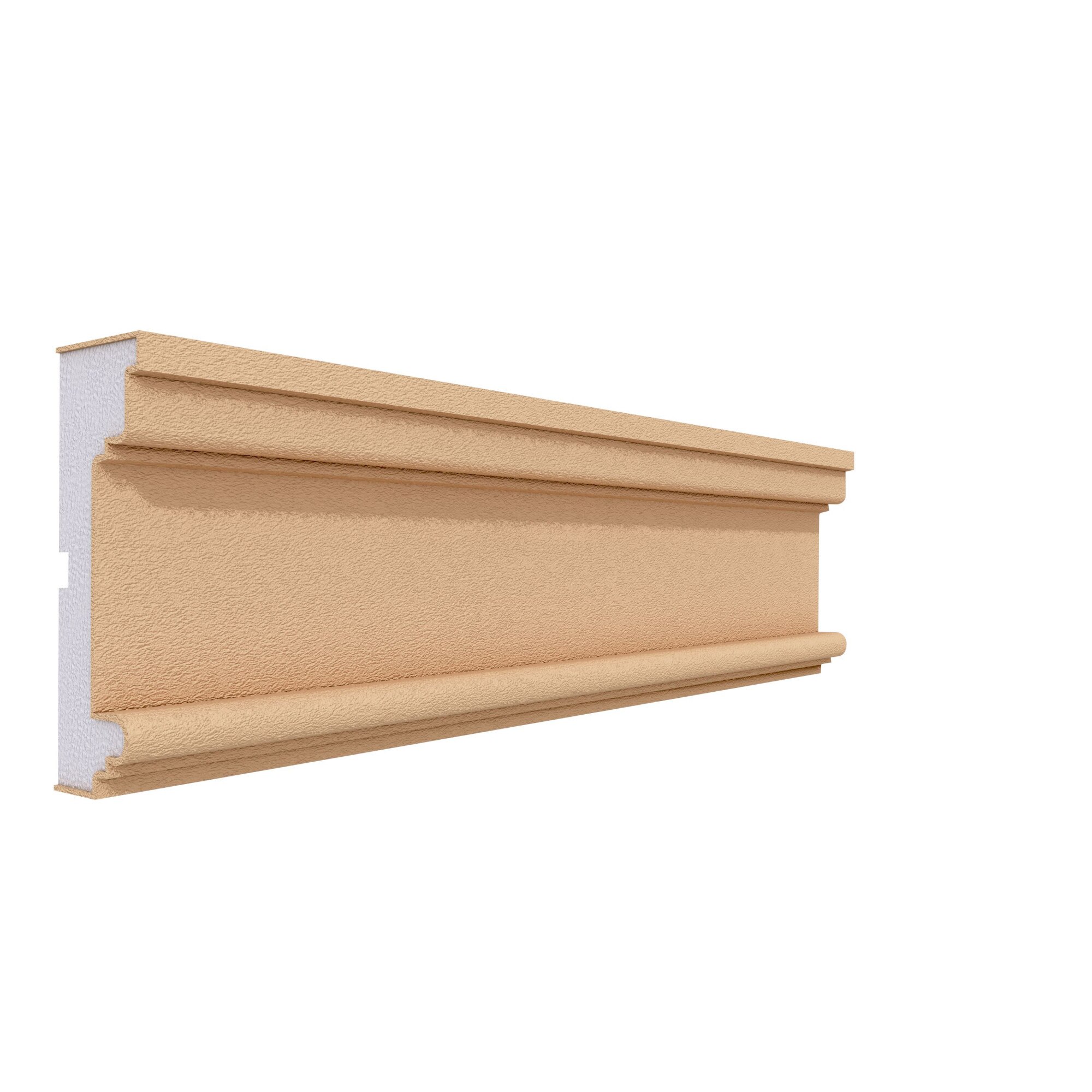 Ancadrament fereastra pentru exterior FP118 din polistiren expandat laminat cu rasina, dimensiune 120x40mm, lungime 2m