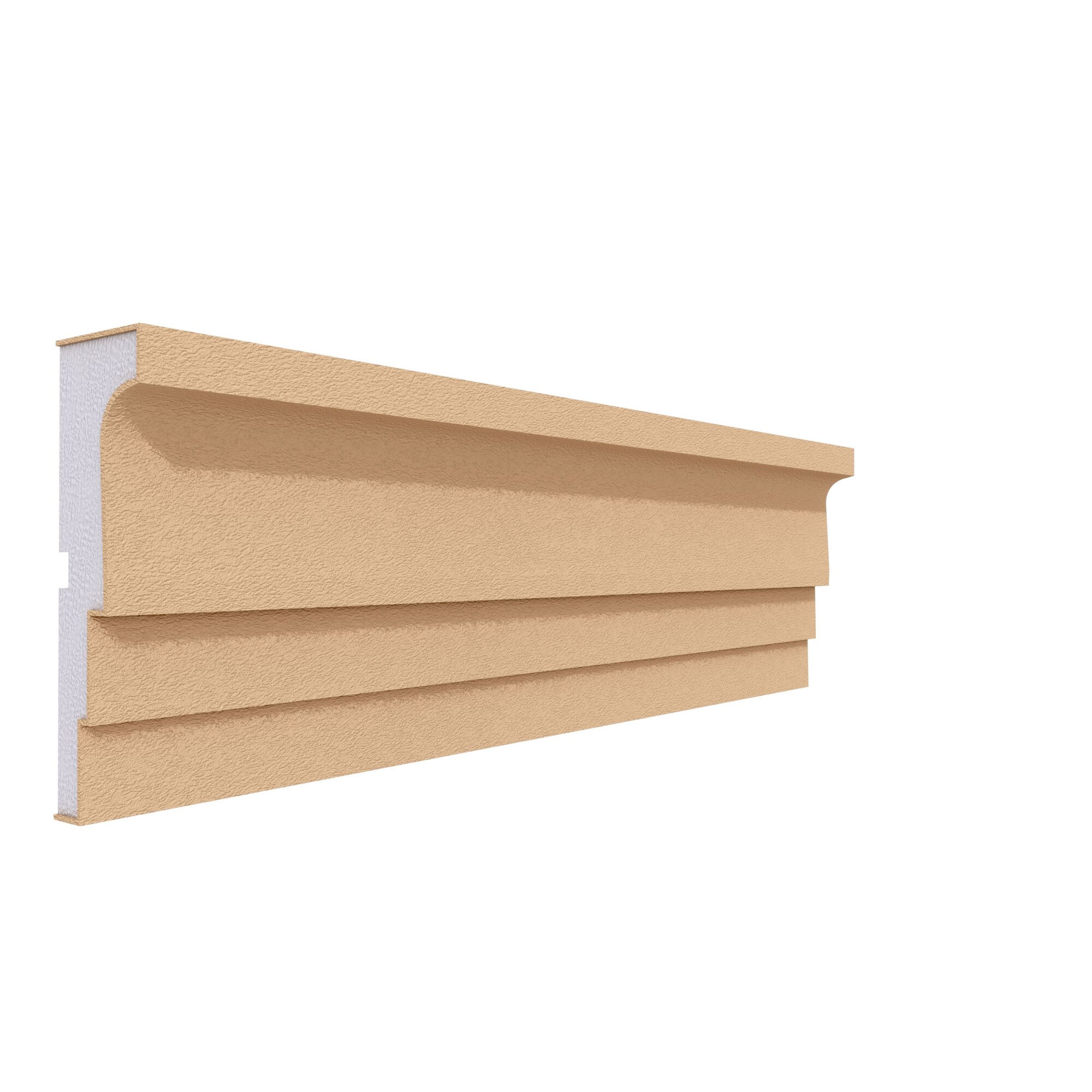 Ancadrament fereastra pentru exterior FP119 din polistiren expandat laminat cu rasina, dimensiune 130x40mm, lungime 2m