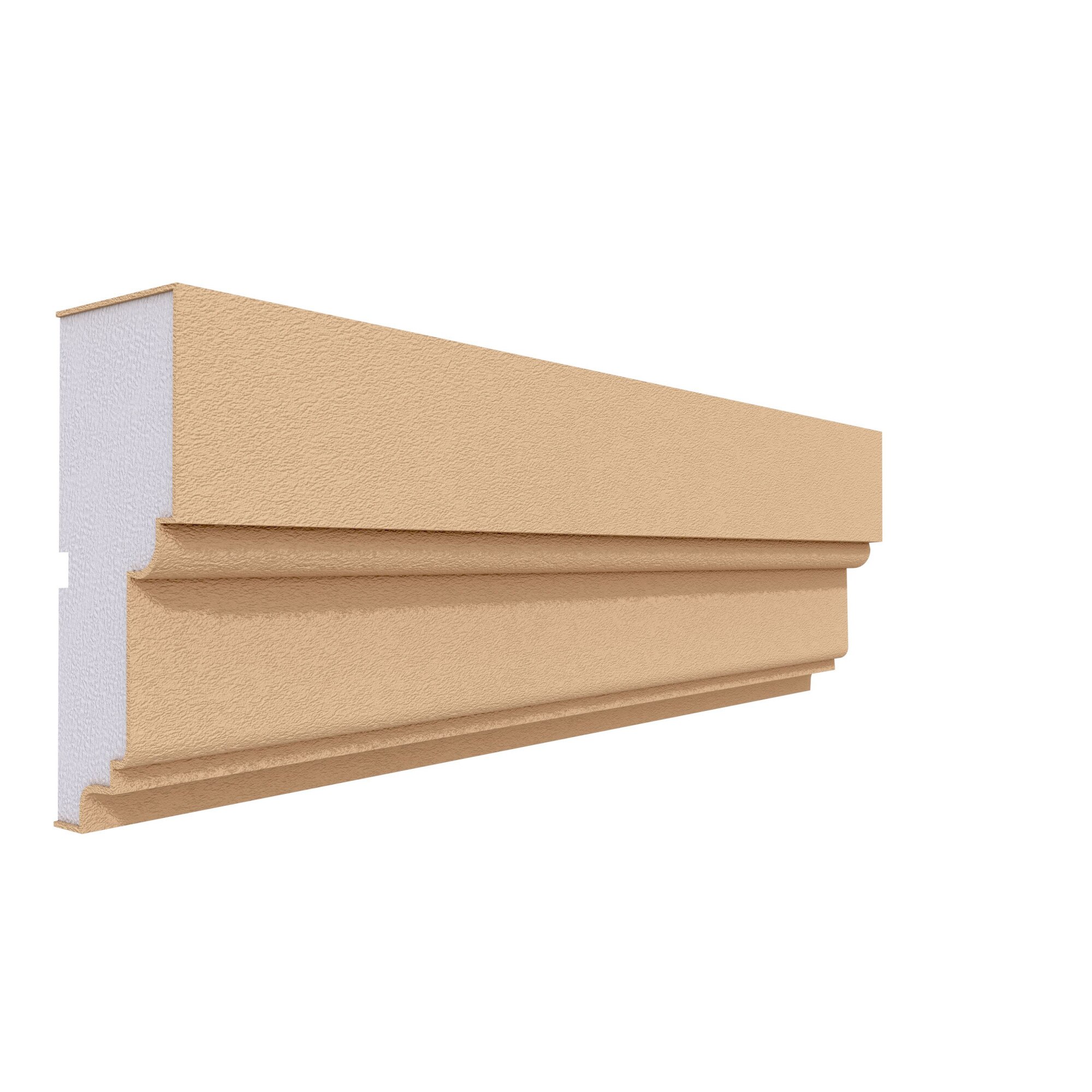 Ancadrament fereastra pentru exterior FP126 din polistiren expandat laminat cu rasina, dimensiune 140x56mm, lungime 2m