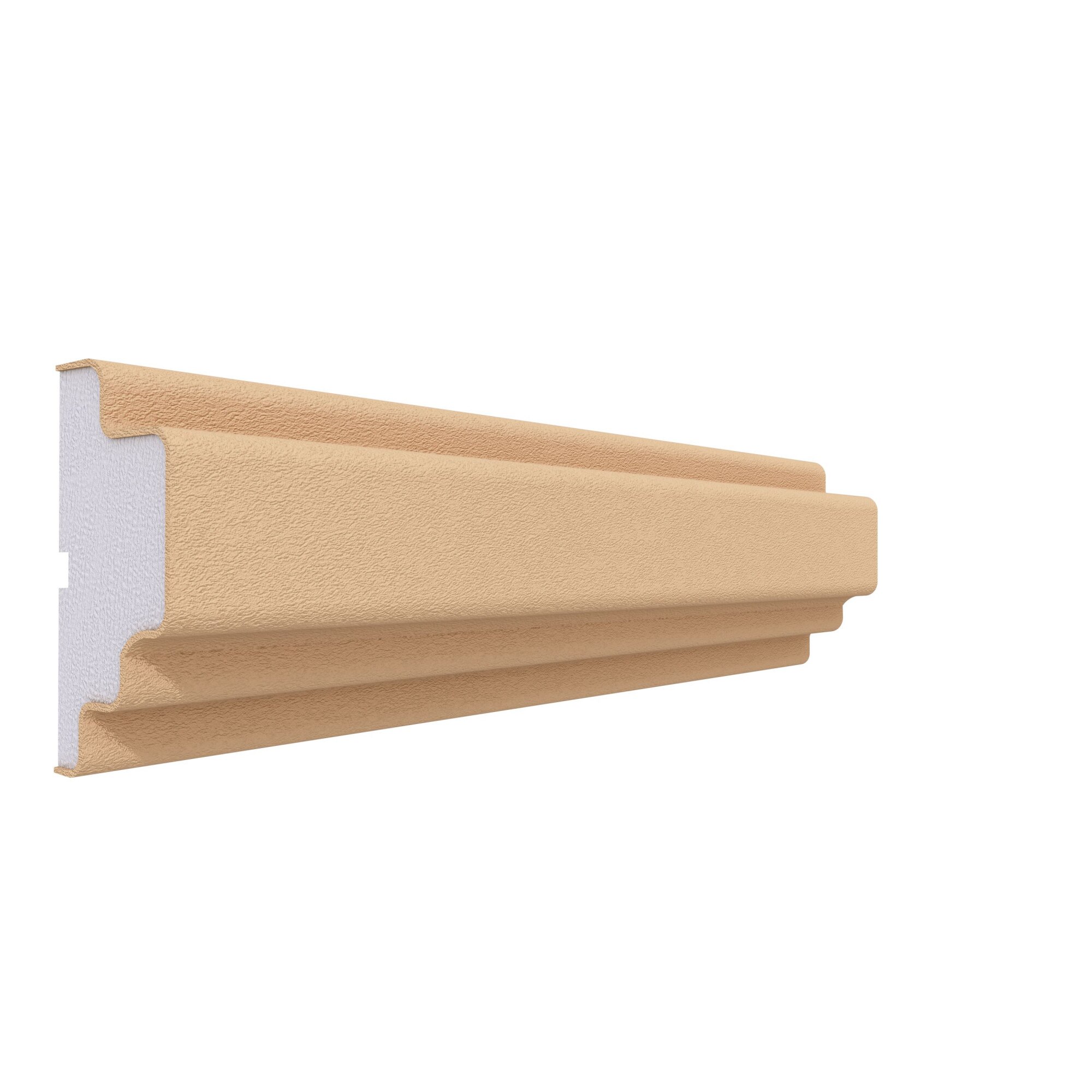 Ancadrament fereastra pentru exterior FP128 din polistiren expandat laminat cu rasina, dimensiune 110x53mm, lungime 2m