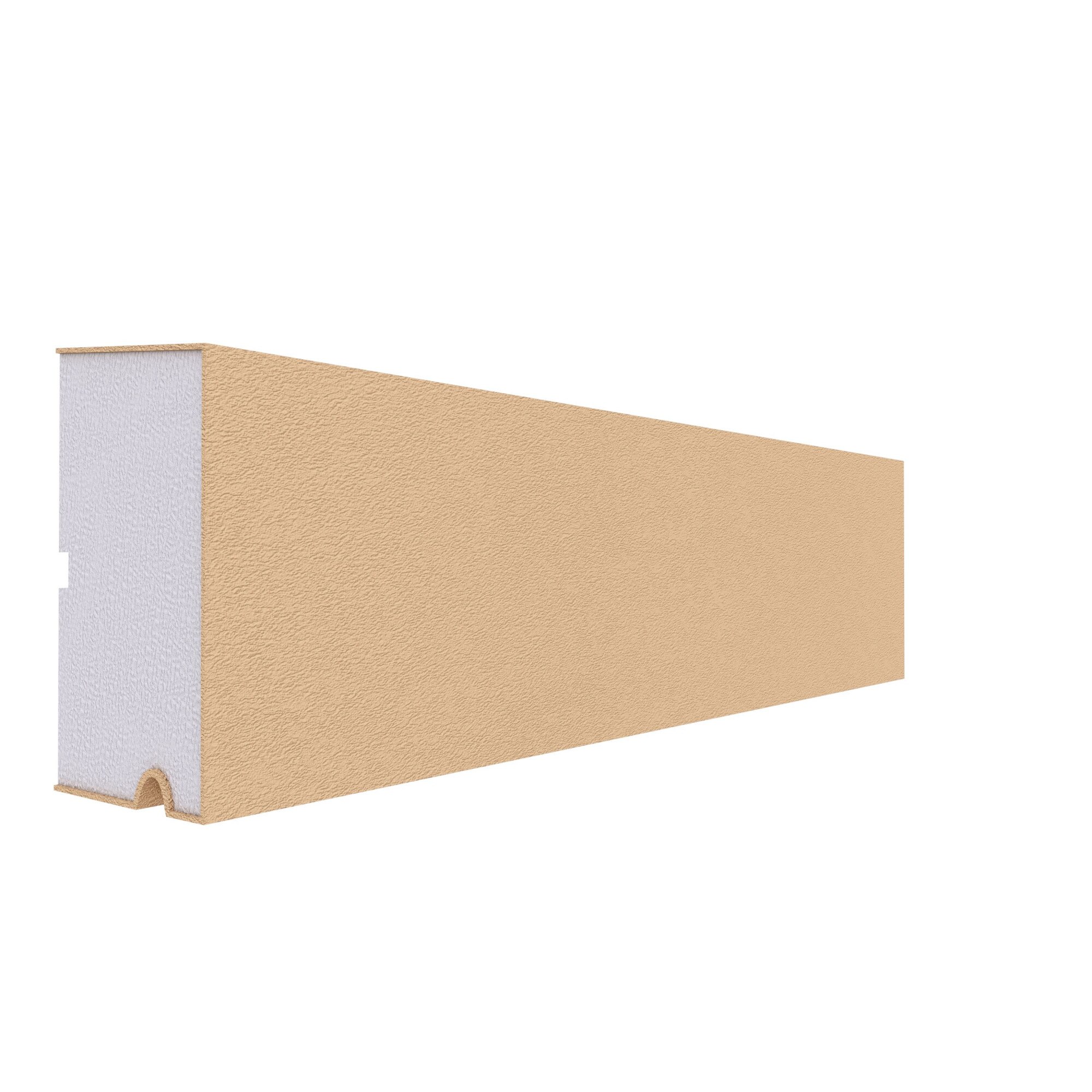 Solbanc fereastra pentru exterior FP203, din polistiren expandat laminat cu rasina, dimensiune 120x68mm, lungime 2m