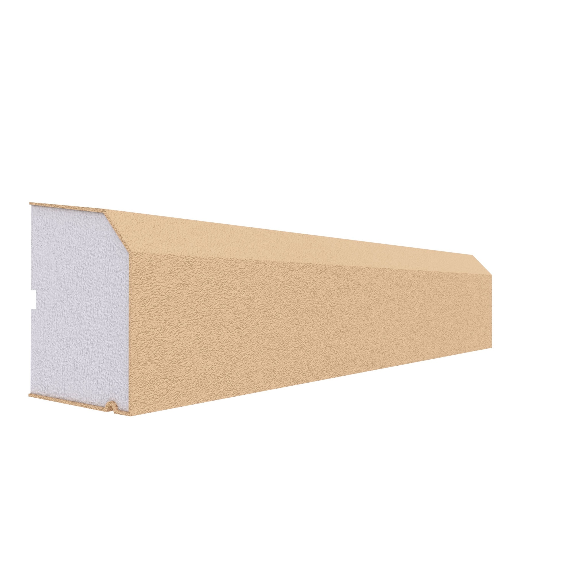 Solbanc fereastra pentru exterior FP213 din polistiren expandat laminat cu rasina, dimensiune 100x85mm, lungime 2m