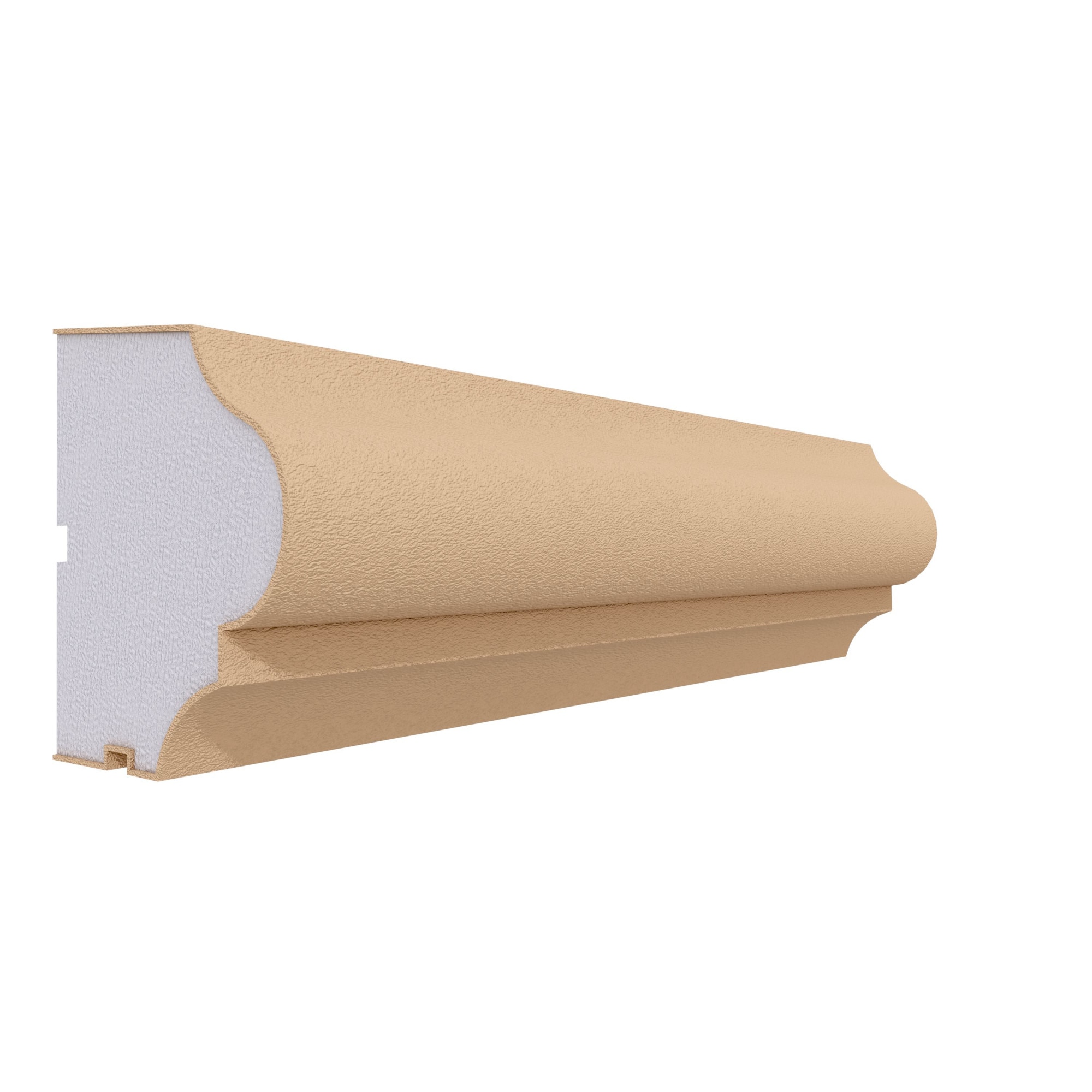 Solbanc fereastra pentru exterior FP215 din polistiren expandat laminat cu rasina, dimensiune 120x100mm, lungime 2m