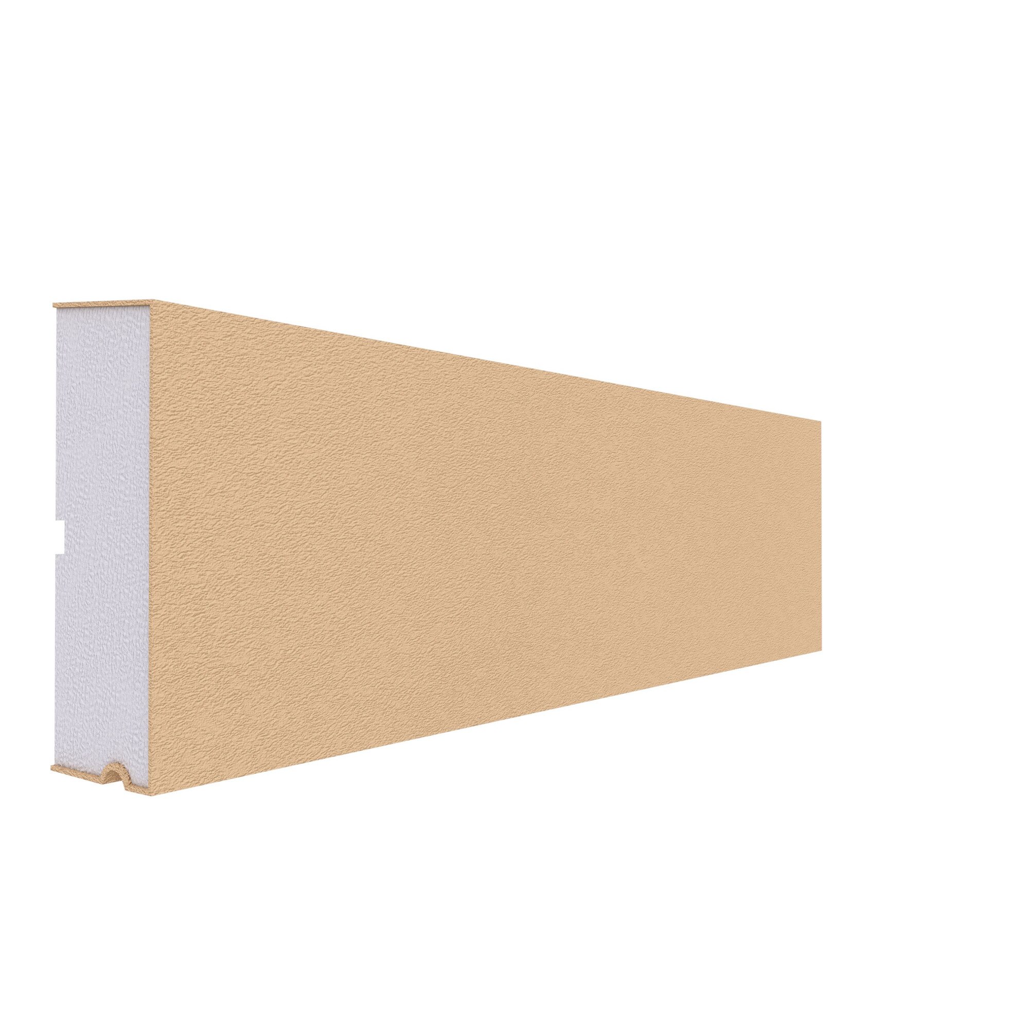 Solbanc fereastra pentru exterior FP218 din polistiren expandat laminat cu rasina, dimensiune 135x50mm, lungime 2m