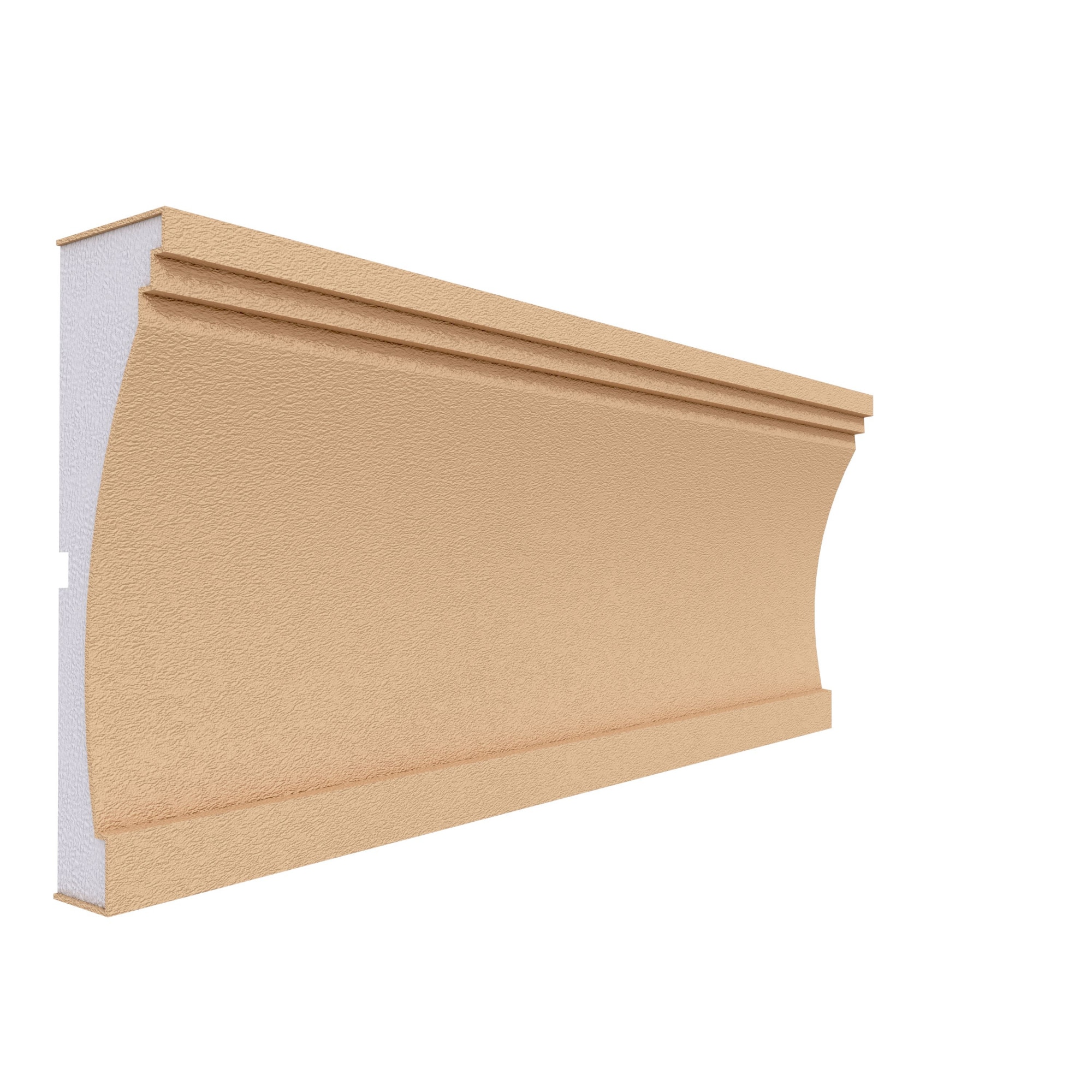 Brau decorativ pentru exterior FP304 din polistiren expandat laminat cu rasina, dimensiune 180x51mm, lungime 2m