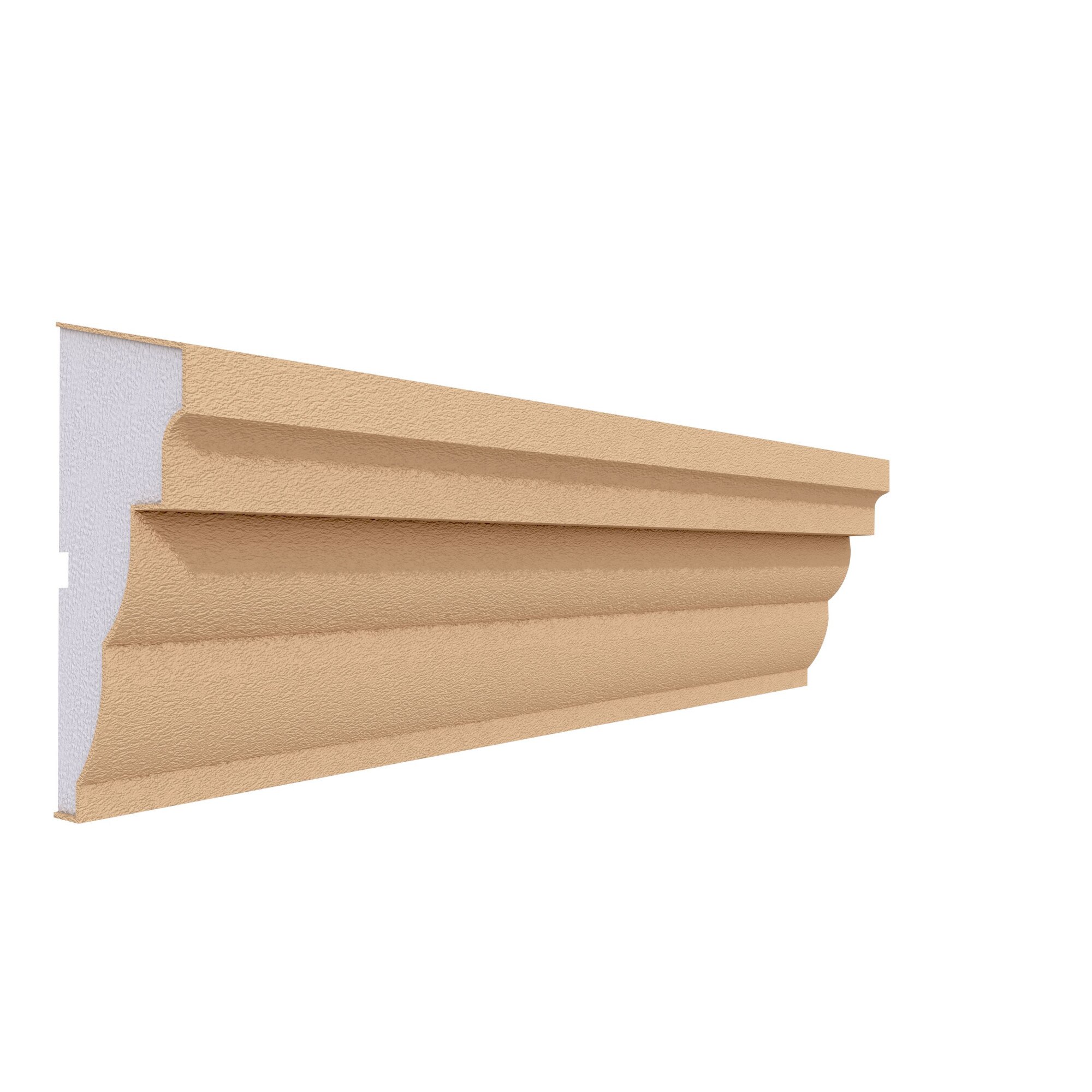 Brau decorativ pentru exterior FP305 din polistiren expandat laminat cu rasina, dimensiune 135x60mm, lungime 2m