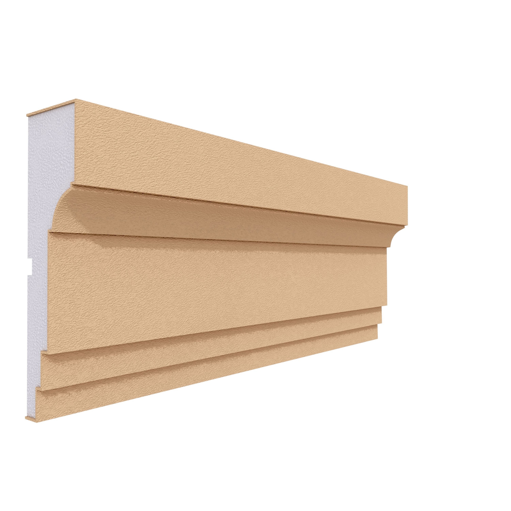 Brau decorativ pentru fatada FP316 din polistiren expandat laminat cu rasina, dimensiune 178x50mm, lungime 2m