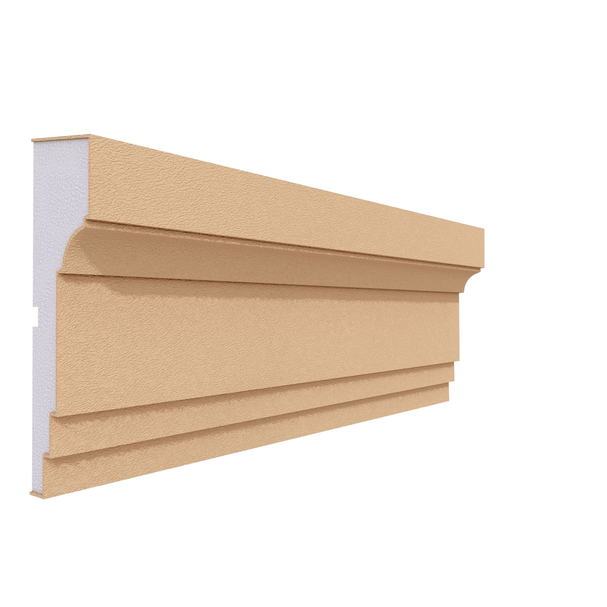 Brau decorativ pentru fatada FP315 din polistiren expandat laminat cu rasina, dimensiune 175x50mm, lungime 2m