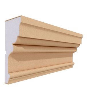 Cornisa decorativa pentru fereastra FP411 din polistiren expandat laminat cu rasina, dimensiune 200x87mm, lungime 2m Cornisa decorativa pentru fereastra FP411 din polistiren expandat laminat cu rasina, dimensiune 200x87mm, lungime 2m