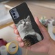 A tok kompatibilis az Oppo Reno 4Z modellel Smug cat, szilikon, TPU, fordítva
