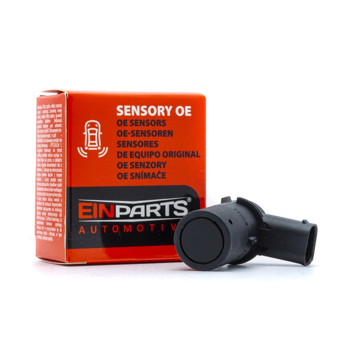 Senzor de parcare marsarier PDC EinParts Automotive, Compatibilitate multipla, Negru