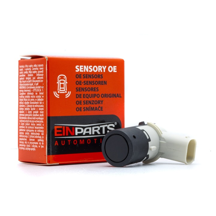 Senzor de parcare marsarier PDC EinParts Automotive, Compatibilitate multipla, Negru
