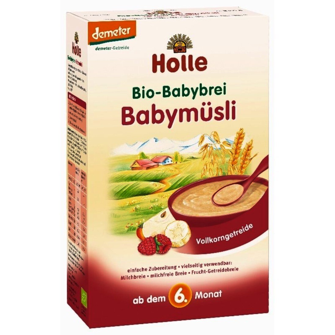 Cereale Holle Babymusli Cu Fructe Fara Lapte 6 Luni 250g Emag Ro