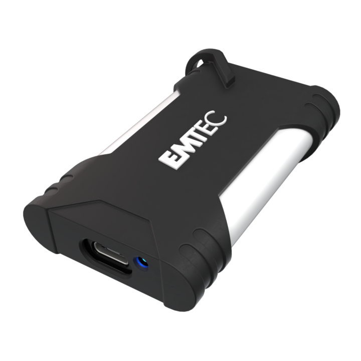 Emtec X210G külső gaming SSD, 1TB, USB 3.2, Fehér/Fekete