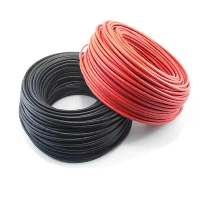 Пакет соларен кабел 4мм - 10 метра червен и черен