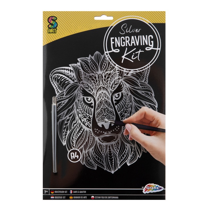 Set Creative Craft, de razuit A4, leu