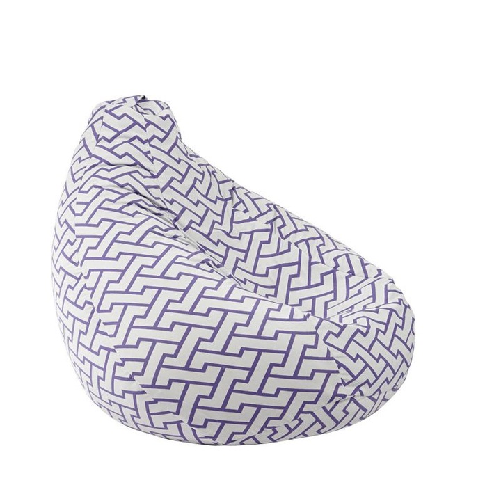 Пуф Pufrelax круша 320л. Nirvana Grande Zappity Purple, Перящ се калъф, Пълнеж от Полистиролни перли, Гама Premium