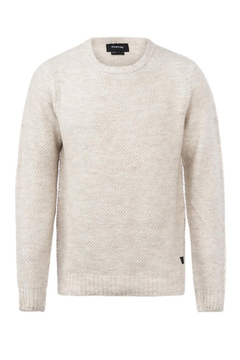 Bluza barbati Firetrap Knit, Bej, 2XL