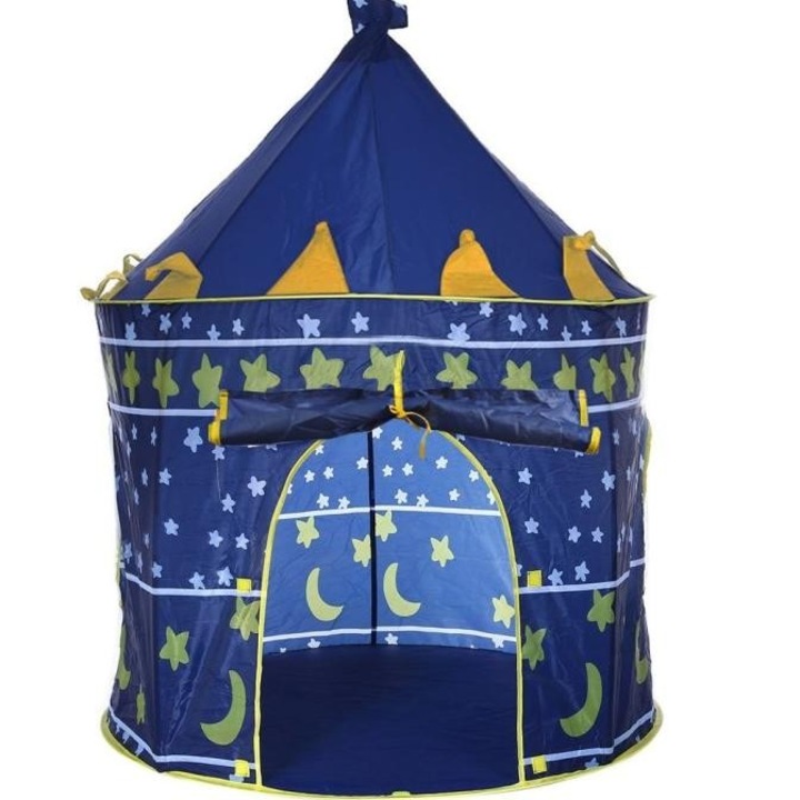 Детска палатка ОМ Маркет, 135х105 см, Син