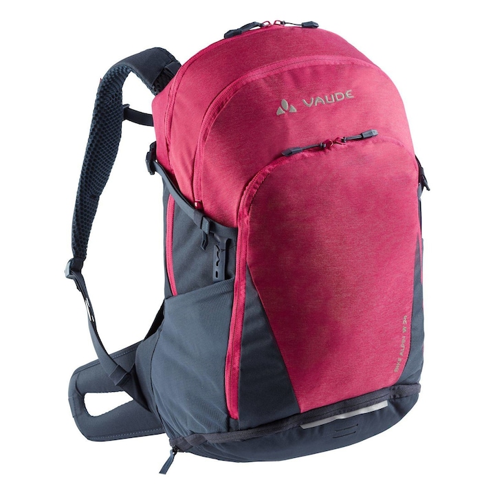 Vaude sport hátizsák, poliamid/poliészter, 29l, 50x25x20cm, piros/fekete