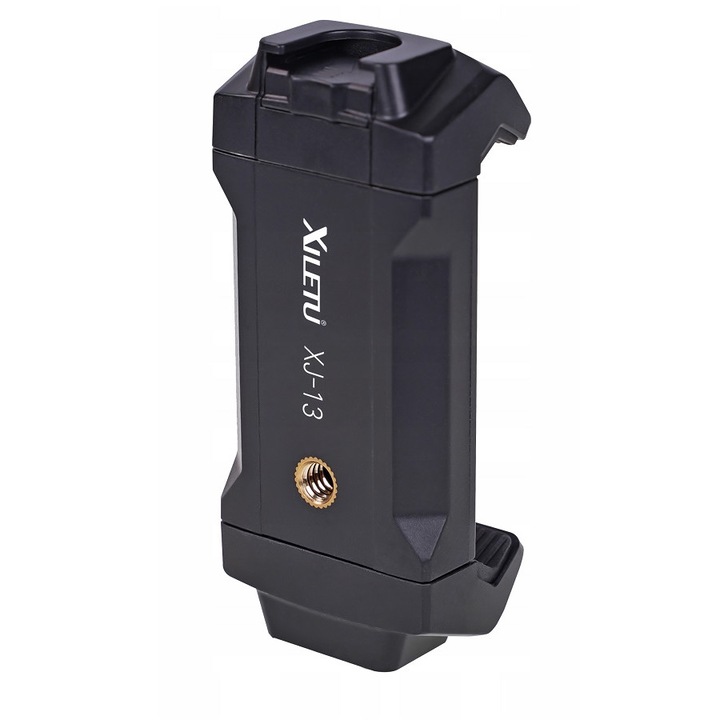 Suport telefon cu filet 1/4 inchi pentru trepied Xrec, universal, negru