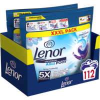 Set capsule Lenor pentru rufe All-in-1, 56 de spalari, April Fresh