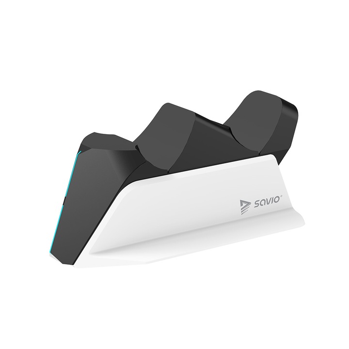 Statie dubla de incarcare Savio GCS-01 pentru controllere Playstation 5
