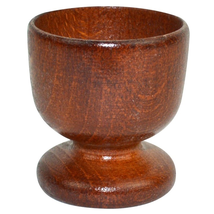 Suport oua, Lemn baituit, 5 x 4.5 cm, Maro