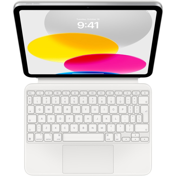 Husa cu tastatura Apple Magic Keyboard Folio pentru iPad (10th generation), International English