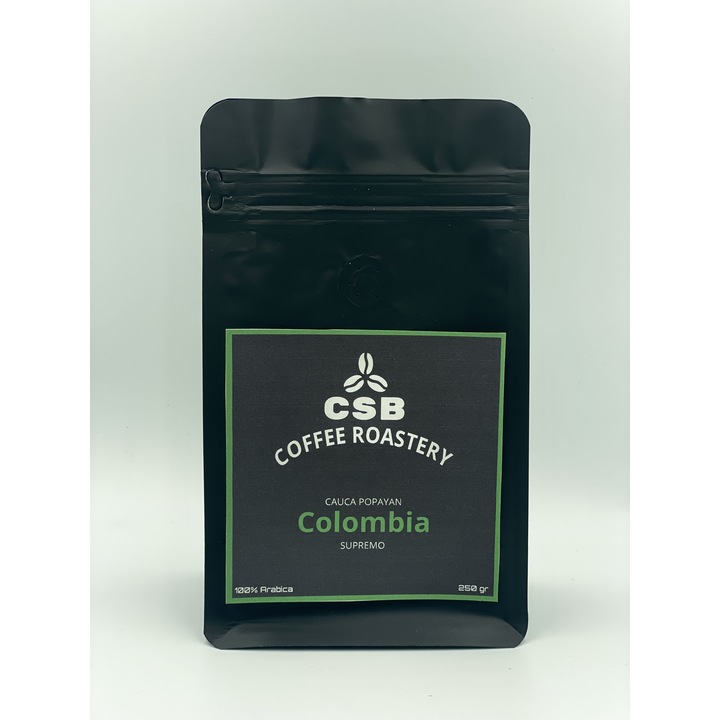 Cafea macinata de specialitate proaspat prajita, CSB Coffee Roastery, Columbia, 250 gr